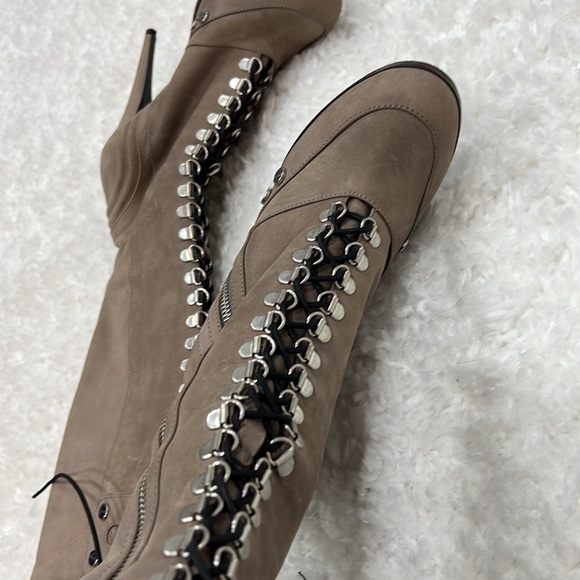 ROBERTO CAVALLI Knee High Boots Sz 39.5 - Picture 2 of 9